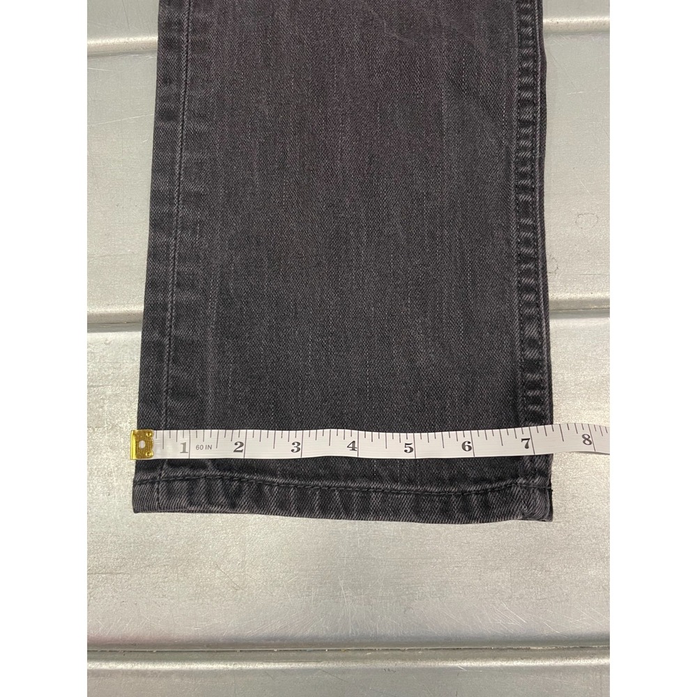 Levis 514 Jeans Mens 31x31 Black Wash Denim Slim Straight - Picture 10 of 16